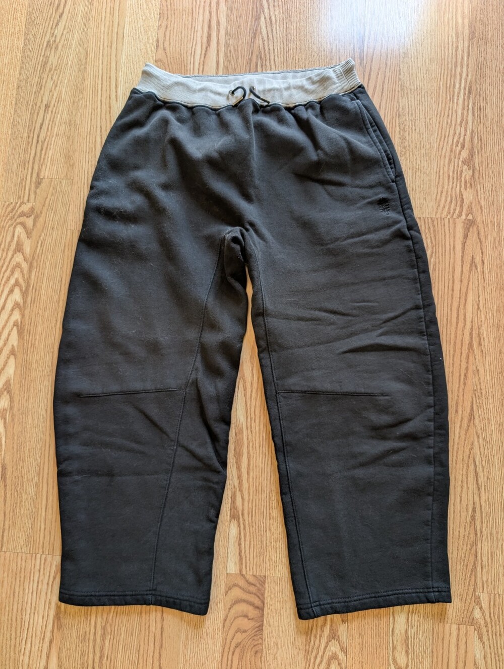 FP Movement Barrel Leg Black Sweatpants
